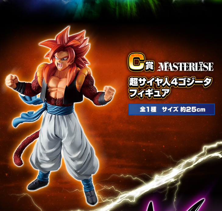 Figurine Super Saiyan 4 Gogeta