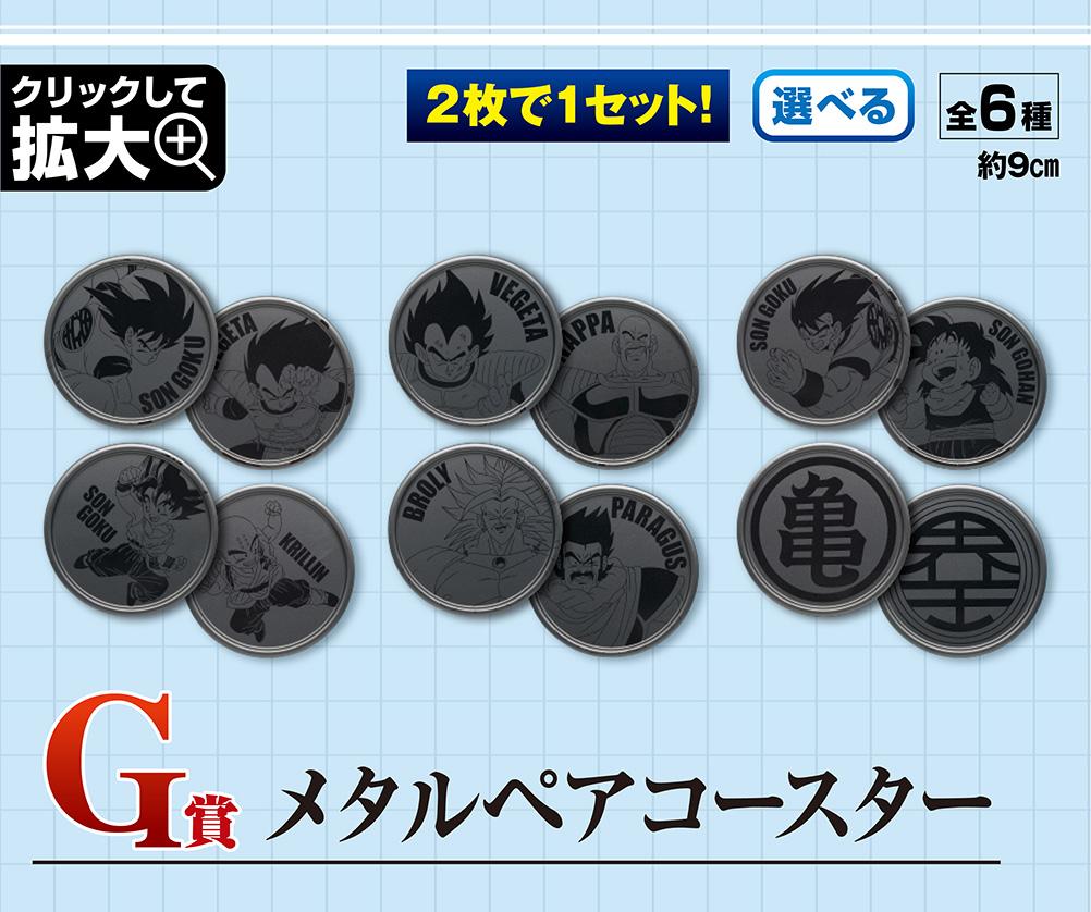 Prix G Sous-verres en métal en paire