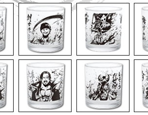 Famous Quotes Sumi-style Glass