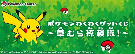 Pokémon Waku Waku Get Kuji ~ Équipe d’exploration dans les hautes herbes ! ~