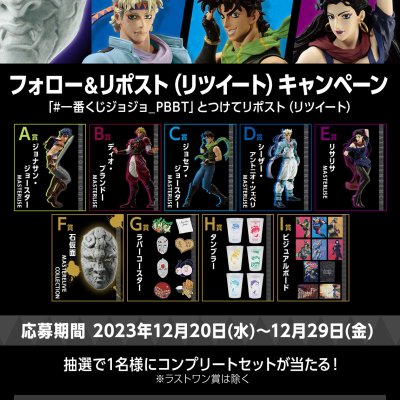 Ichiban Kuji JoJo's Bizarre Adventure PHANTOM BLOOD & BATTLE TENDENCY - Photo 1