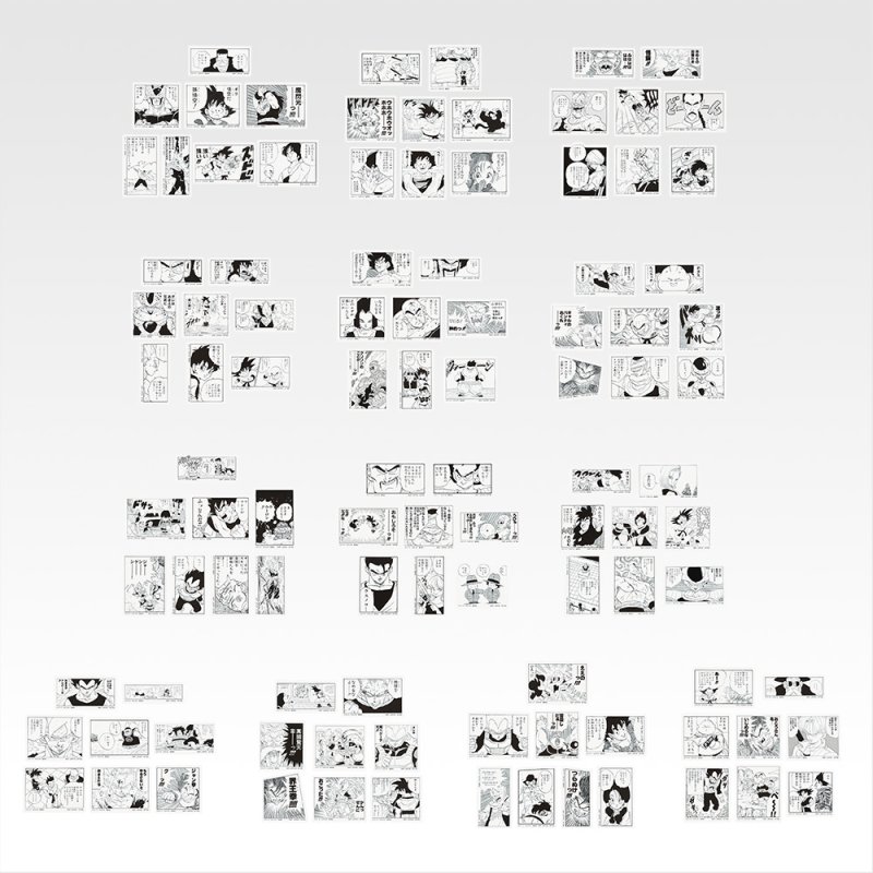 Colección de pegatinas de viñetas