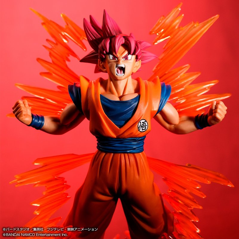 Preis A: Super Saiyan God Goku Figur