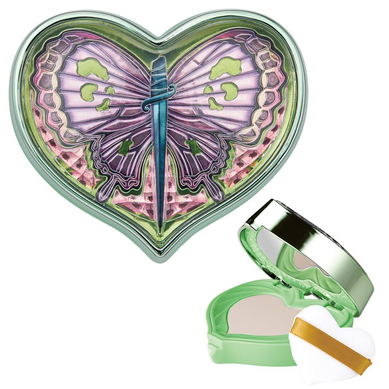 Polvo facial con motivo de Jolyne (versión verde)