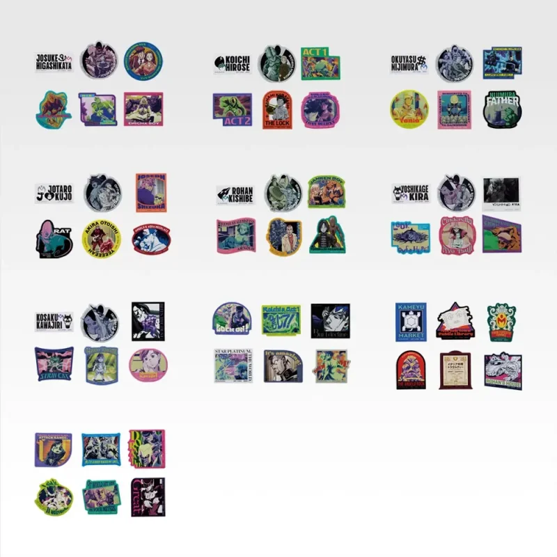 Collection de stickers