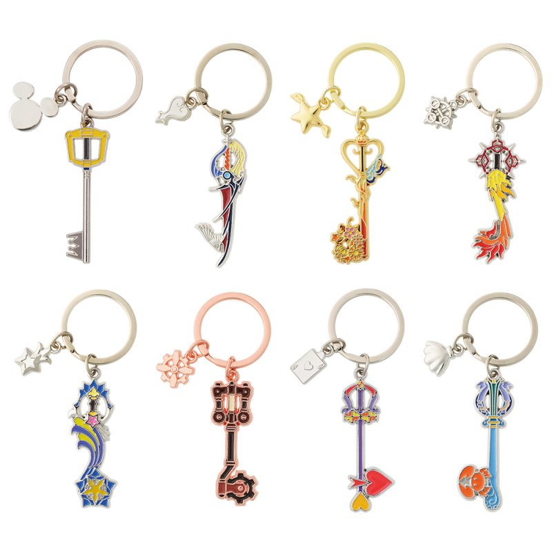 Colección de charms de Keyblade