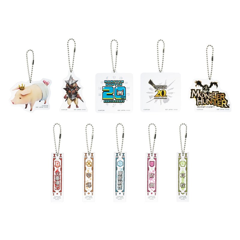 Colección de charms acrílicos