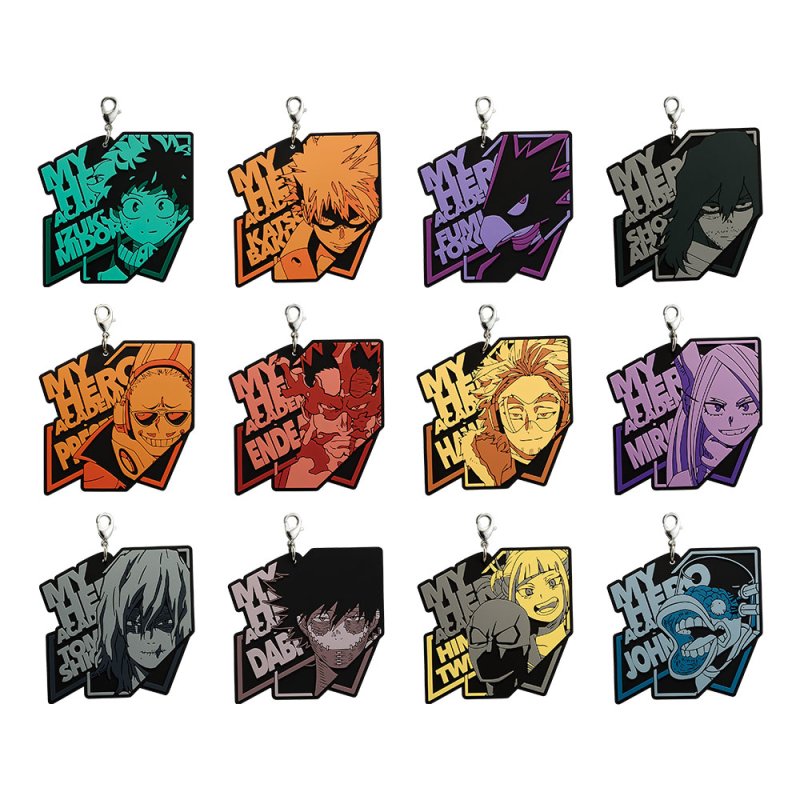 Llavero colgante de goma