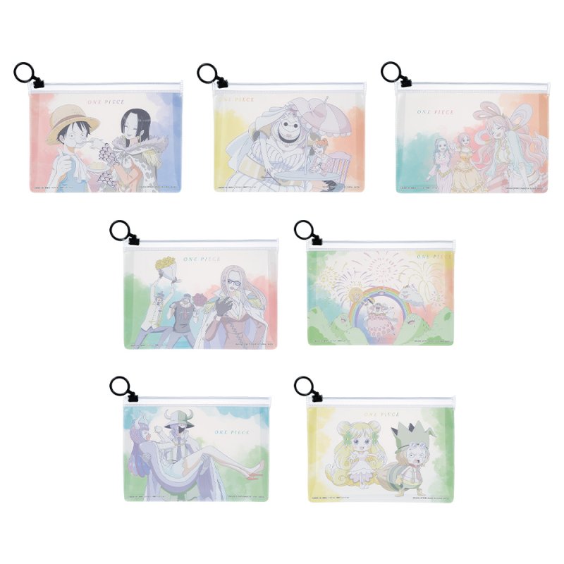 Estuche transparente con cierre deslizante