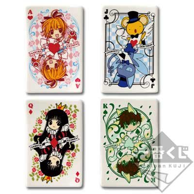 Bandeja con diseño de cartas