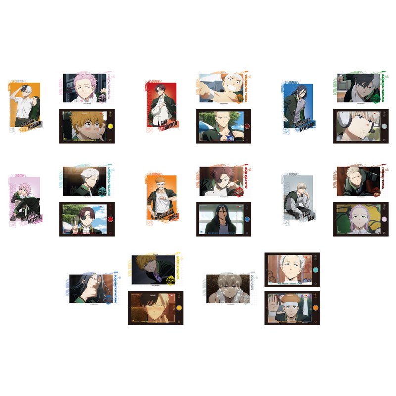 Set de 3 cartes style photo