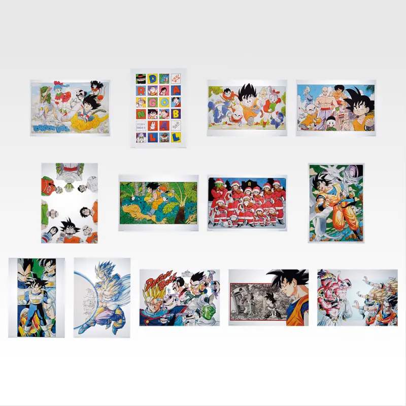 Poster transparent d’illustrations couleur d’Akira Toriyama