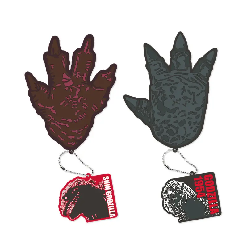 Sous-verre en caoutchouc – empreinte de Godzilla