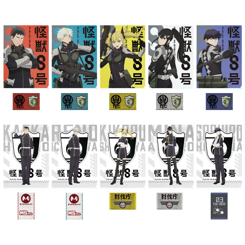 Set de pochette transparente & stickers