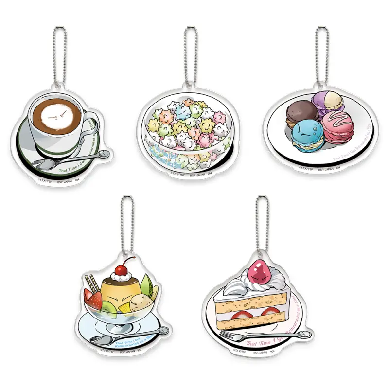 Différents porte-clés acryliques de Rimuru-sama