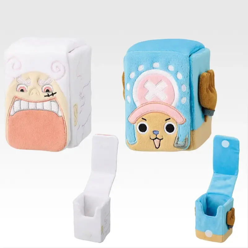 Étui multi-cartes en peluche