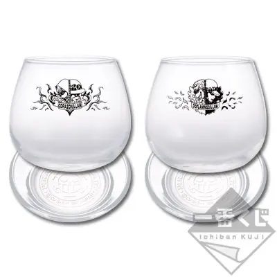 Set verre design & dessous de verre