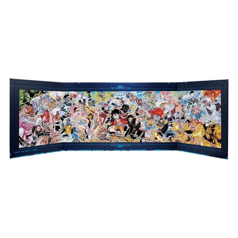 Illustration Board double-page « WT100 commémoratif : Oda Eiichiro – illustration originale, Grand panorama des 100 grandes scènes de pirates »