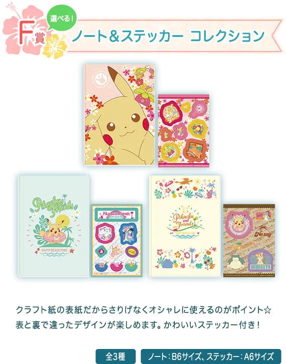 Collection carnet & stickers