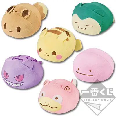 Manju Évoli, Manju Pikachu, Manju Ronflex, Manju Ectoplasma, Manju Ramoloss, Manju Métamorph