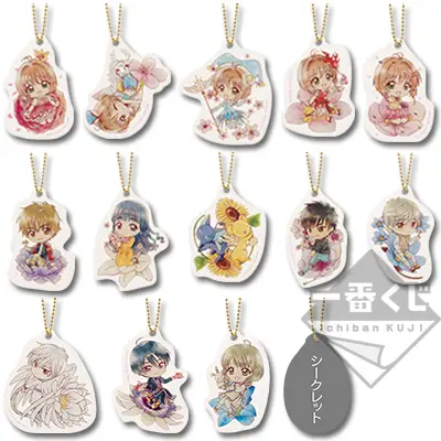 Charm acrylique des personnages