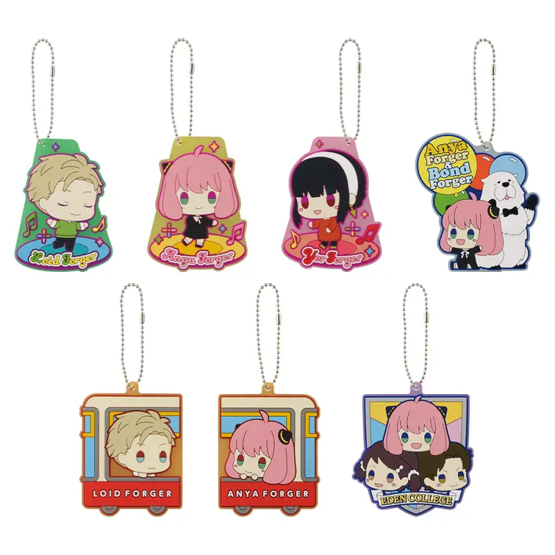 Charm en caoutchouc transparent