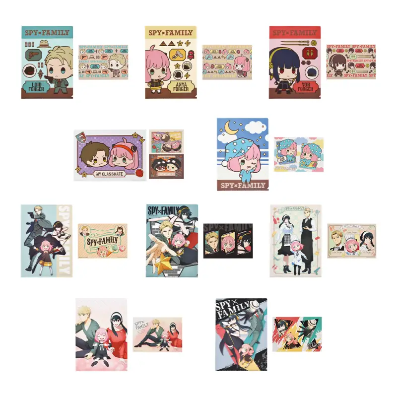 Pochette transparente & stickers