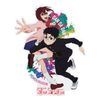 Momo & Okarun – Grand stand acrylique