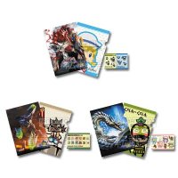 Carpeta transparente & pegatinas