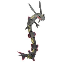 Rayquaza noir – Peluche à câliner