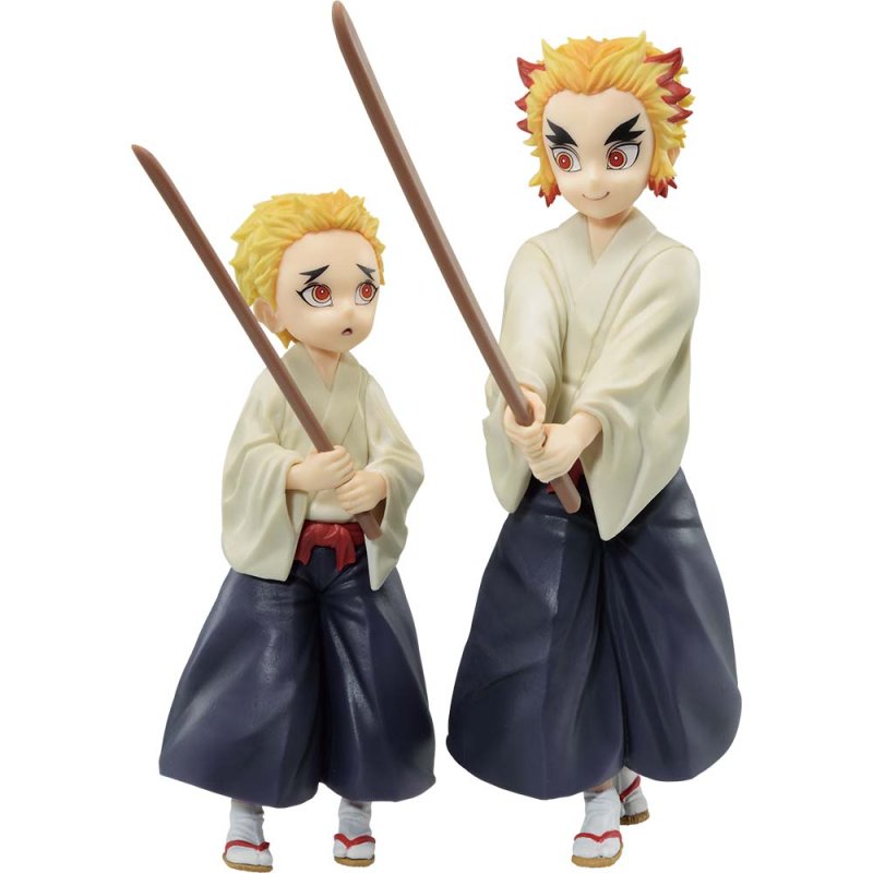 Figurine Kyojuro et Senjuro Rengoku