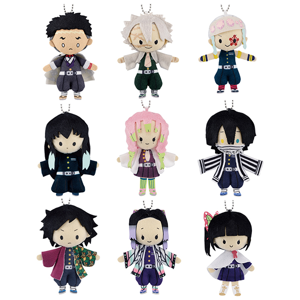 Toru Paka ! Demon Slayer: Kimetsu no Yaiba Peluches ~sugar pochette~ Vol.2 Set complet