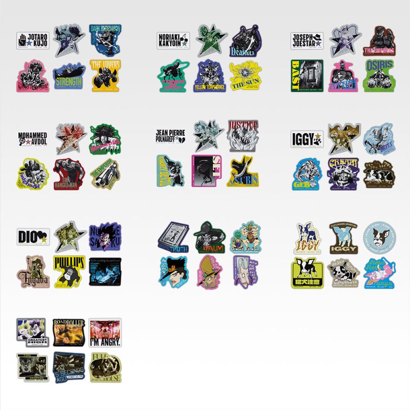 Collection de stickers