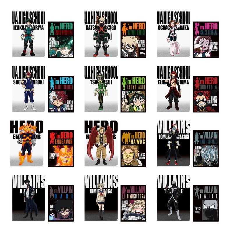 Set de pochette transparente et stickers