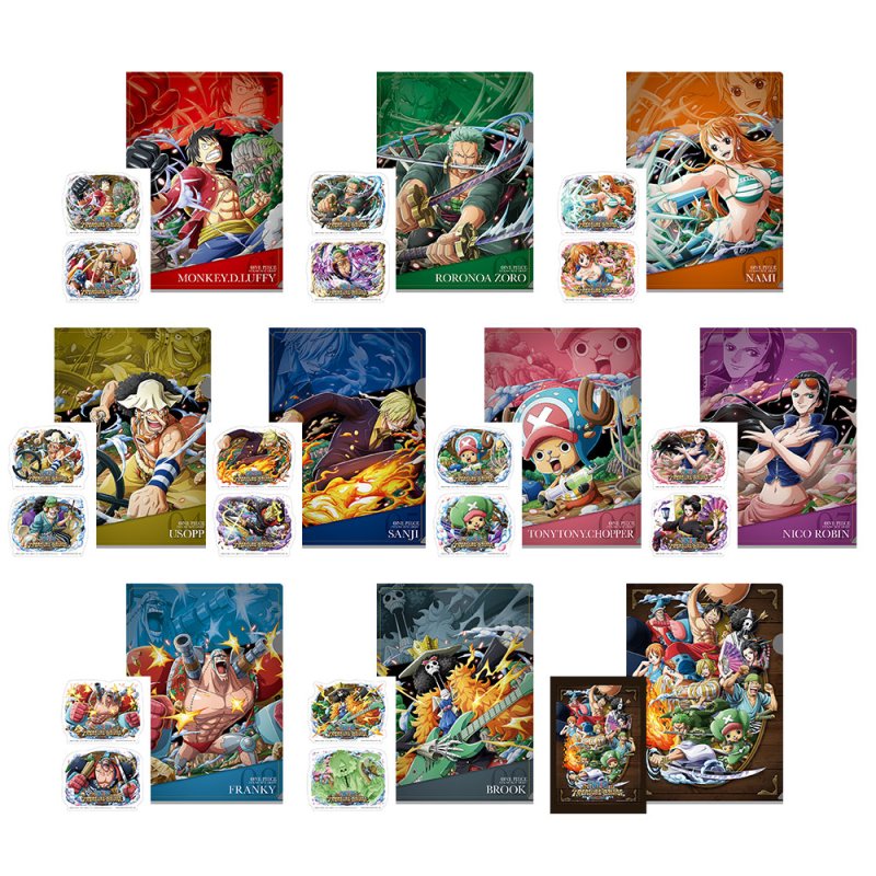 Set de pochette transparente & stickers -Treasure Cruise-