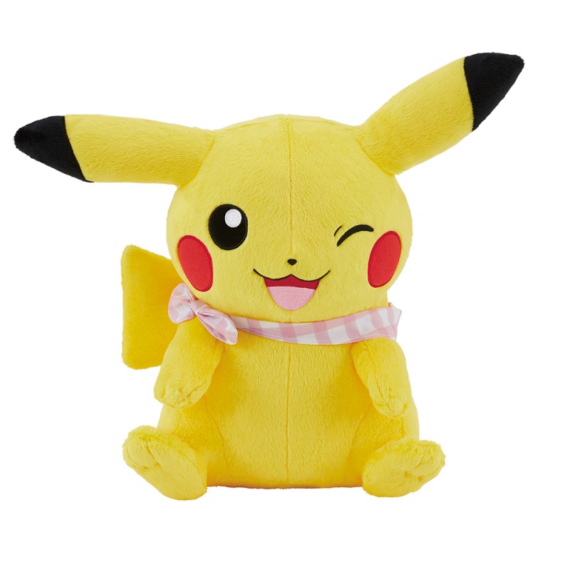 Peluche Pikachu « Joues toutes serrées »♪