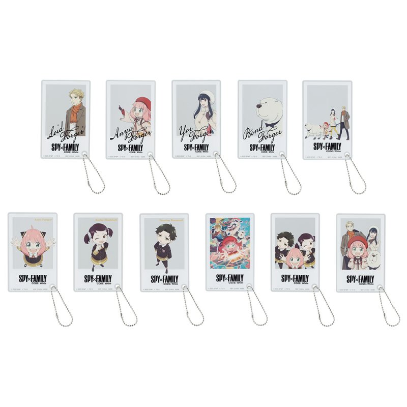 Charm carte en acrylique