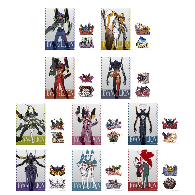 Set de pochette transparente et stickers