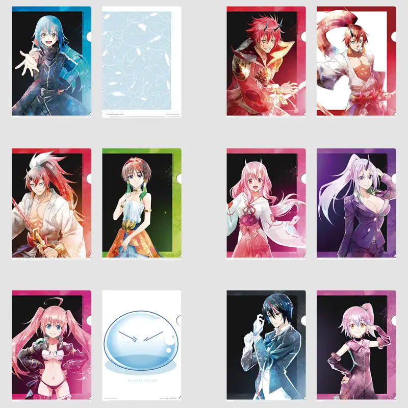 Set de pochettes transparentes