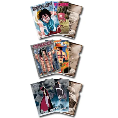 Set de pochettes transparentes