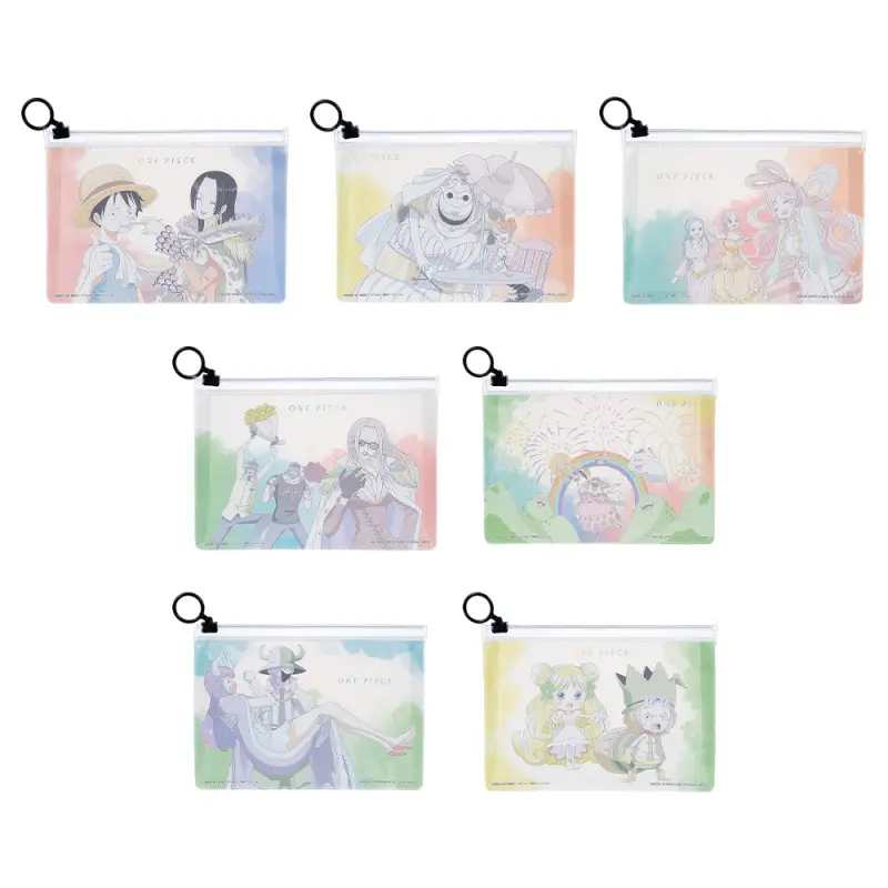 Pochette transparente à fermeture coulissante