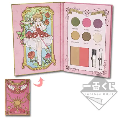 Palette de maquillage en forme de livre de magie de rêve
