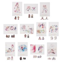 Set de pochette transparente & stickers