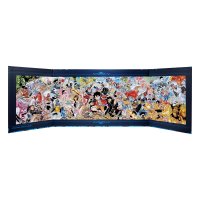 Illustration Board double-page « WT100 commémoratif : Oda Eiichiro – illustration originale, Grand panorama des 100 grandes scènes de pirates »