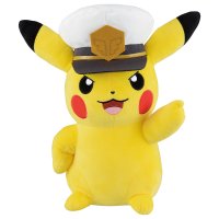 Peluche Capitaine Pikachu