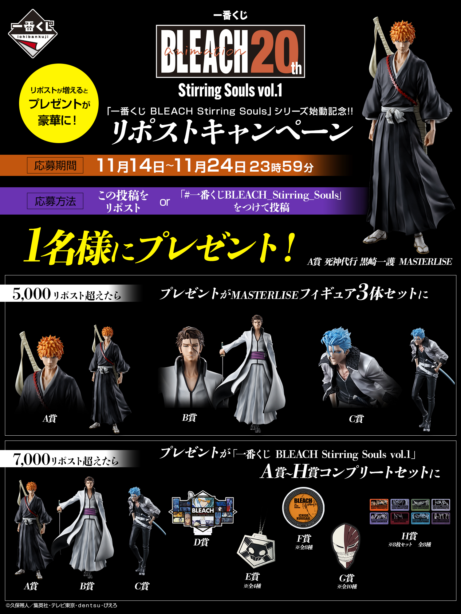 Ichiban Kuji BLEACH Stirring Souls vol.1 - Photo 1