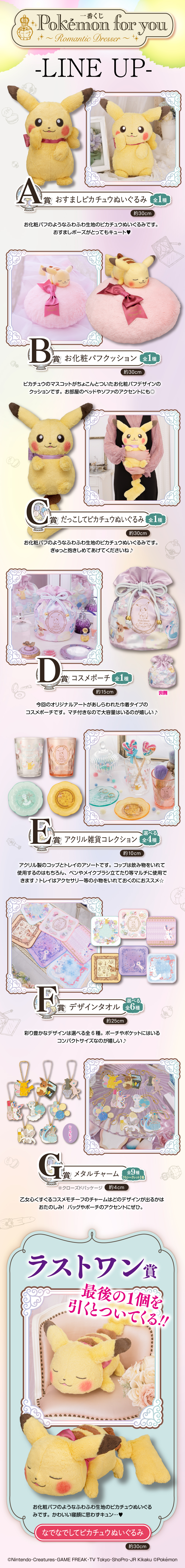 Ichiban Kuji Pokémon for you ~Romantic Dresser~ - Photo 2