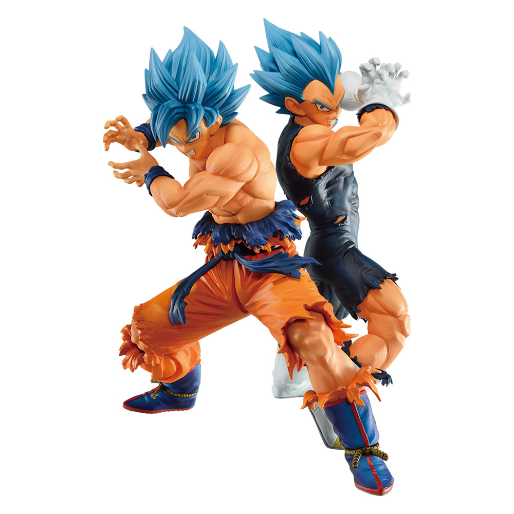 Super Saiyan Blue Goku & Super Saiyan Blue Vegeta Figure - Prize A