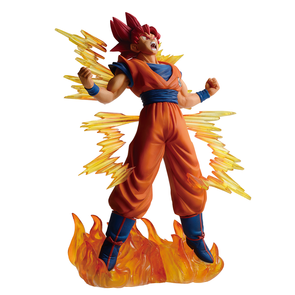 Lot A : Figurine Son Goku Super Saiyan God - Photo 3