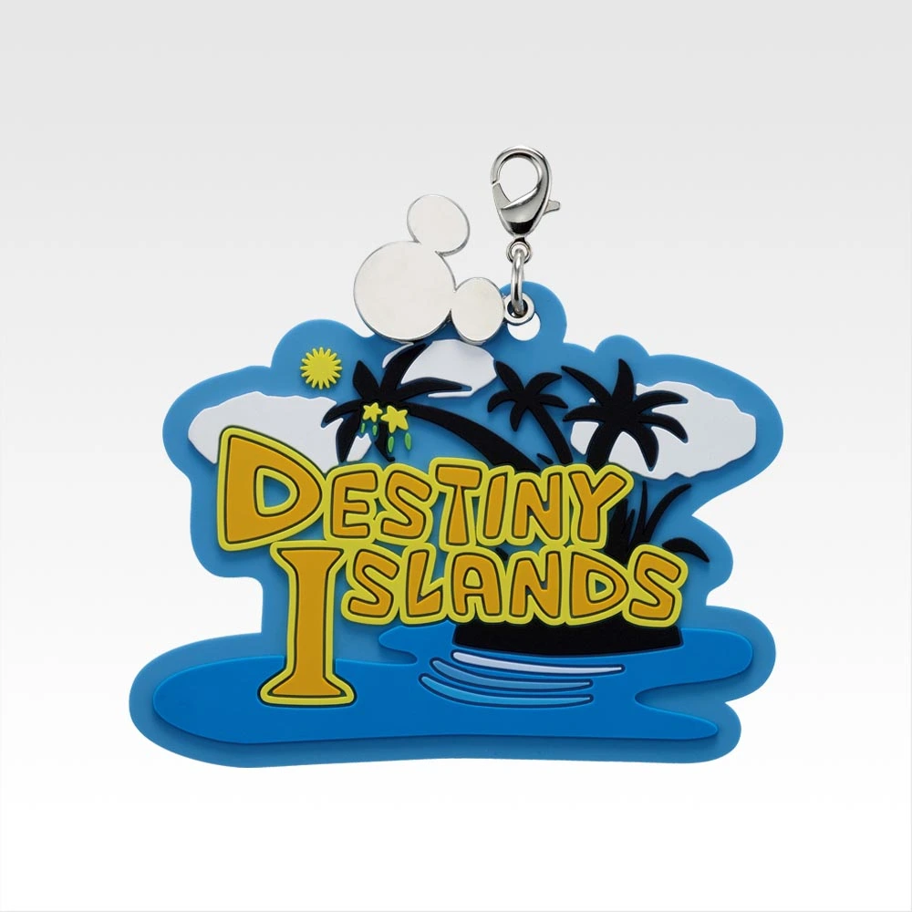Charm en caoutchouc logo de monde - Photo 1